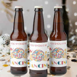 ディスコボールで踊るべき ビールラベル