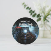 ディスコボールのライトパーティー 招待状 (スタンド正面)