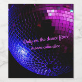 ディスコボールの夢 ワインラベル (シングルラベル)