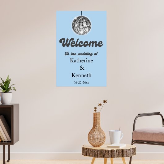 ディスコボールウェルカム結婚ズ ポスター (リビング3)