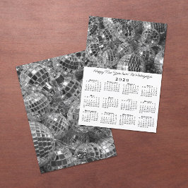 ディスコボールオーナメント写真2026年カレンダー新年 シーズンカード