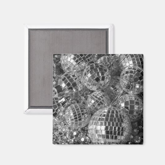 ディスコボールオーナメント マグネット (正面/裏面)