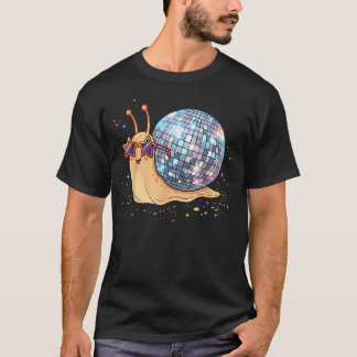 ディスコボールカタツムリ Tシャツ