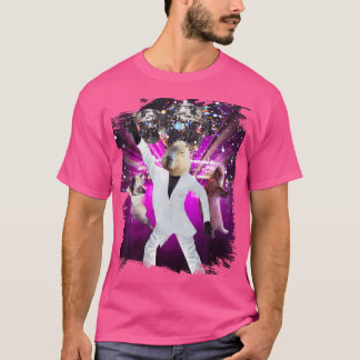 ディスコボールカピバラ踊り おもしろい Tシャツ
