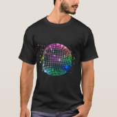 ディスコボールカラフルパーティー Tシャツ (正面)