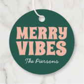 ディスコボールクリスマスビブメリース フェイバータグ (裏面)