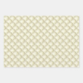 ディスコボールシルバーピンクと金ゴールド ラッピングペーパーシート (正面3)