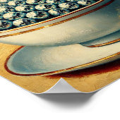 ディスコボールトレンディーアート予測できなレトロキッチンウォール ポスター (角)