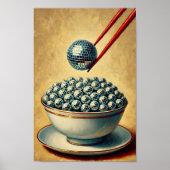 ディスコボールトレンディーアート予測できなレトロキッチンウォール ポスター (正面)