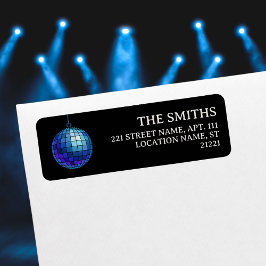 ディスコボールハロウィーン差出人住所 ラベル