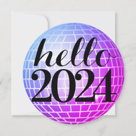 ディスコボールハローニューイヤー 招待状