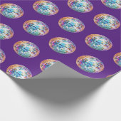 ディスコボールパターン ラッピングペーパー (角)