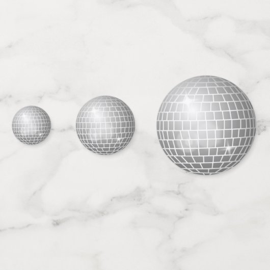 ディスコボールパーソナライズされた紙吹雪Groovy Purple コンフェッティ (正面)