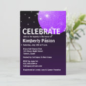 ディスコボールパーティーの招待状 招待状 (スタンド正面)