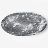 ディスコボールパーティー ブライズメイド バースデー ファン ペーパープレート (アングル)