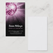 ディスコボールピンク 名刺 (正面/裏面)