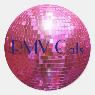 ディスコボールピンクRMV Cats ラウンドシール