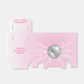 ディスコボールベビーシャワーグルービピンクガール フェイバーボックス (折り畳みなし)