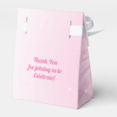 ディスコボールベビーシャワーグルービピンクガール フェイバーボックス (裏面サイド)