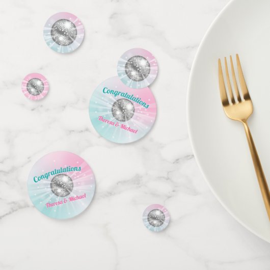 ディスコボールベビーシャワーグルービー コンフェッティ (グループ)