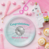 ディスコボールベビーシャワーグルービー ペーパープレート (パーティー)