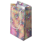 ディスコボールベビーシャワーグルーヴィパステルレインボー スモールペーパーバッグ (正面アングル)