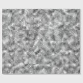 ディスコボールライトシルバールックラッピング紙 ラッピングペーパー (フラット)