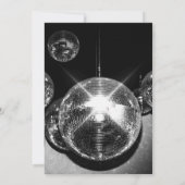 ディスコボールライト レッツダンスパーティー 招待状 (裏面)