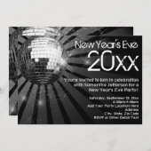 ディスコボール大晦日パーティー 招待状 (正面/裏面)