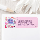 ディスコボール差出人住所ラベル ラベル (インサイチュ)