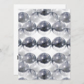 ディスコボール招待状 招待状 (正面/裏面)