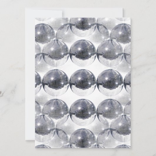 ディスコボール招待状 招待状 (正面)