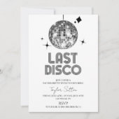 ディスコボール最後のディスコバチェロレッテ週末パーティー 招待状 (正面)