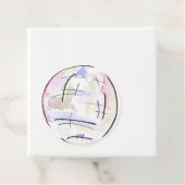 ディスコボール水の色のギフパーソナライズされたト フェイバータグ (インサイチュ)