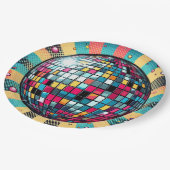 ディスコボール紙プレート! ペーパープレート (アングル)