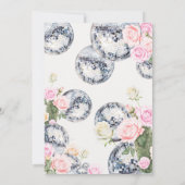 ディスコボール結婚式招待状フローラ 招待状 (裏面)