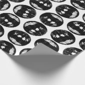 ディスコボール鏡ボールパターンカスタムのBGカラー ラッピングペーパー (角)