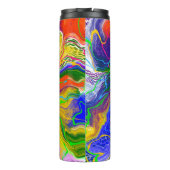 ディスコボール電気マーブルフルードアート タンブラー (裏面)