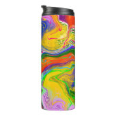 ディスコボール電気マーブルフルードアート タンブラー (回転右)