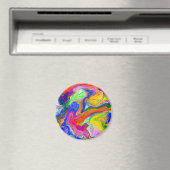 ディスコボール電気マーブルフルードアート マグネット (インサイチュ (食洗機))