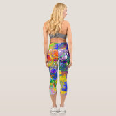 ディスコボール電気流体芸術 カプリレギンス (裏面)