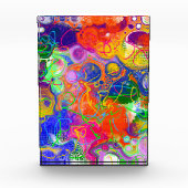 ディスコボール電気流体芸術 フォトブロック (正面)