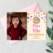 ディスコボール5はヴィベ5歳の誕生日パーティー 招待状