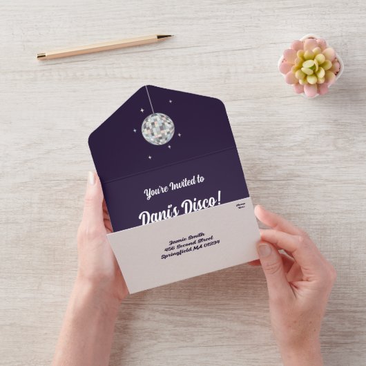 ディスコボール オールインワン招待状 (ビデオ)