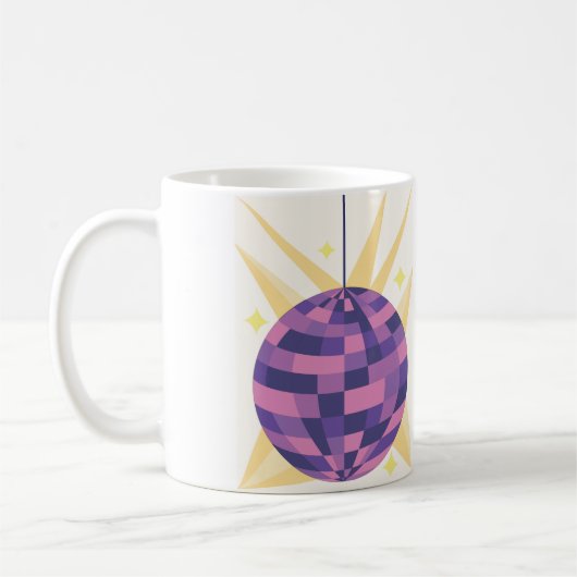 ディスコボール コーヒーマグカップ (左)