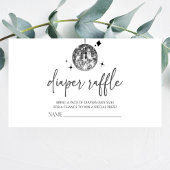 ディスコボール「ディスコベビー」ベビーシャワーおむつラッフル エンクロージャーカード