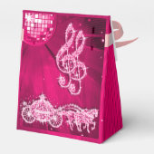 ディスコボール、プリンセスコーチ&ウマブライダルシャワー フェイバーボックス (裏面サイド)