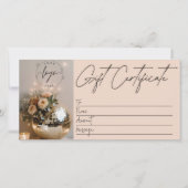 ディスコボール | ボホ花模様 | ギフト券 (正面)