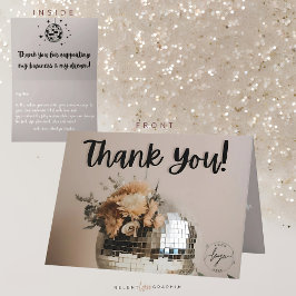 ディスコボール | ボホ花模様 | サンキューカード