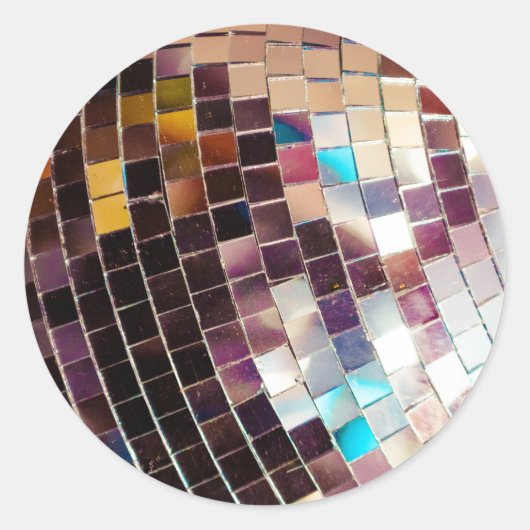 ディスコボール ラウンドシール (正面)